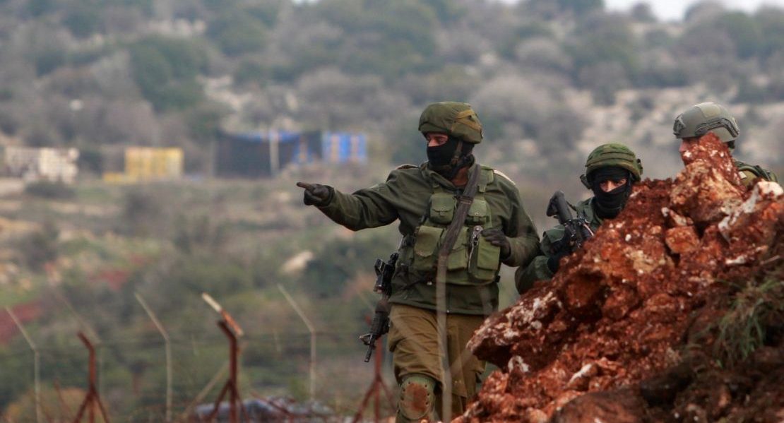 الجيش الإسرائيلي قرب الحدود مع لبنان