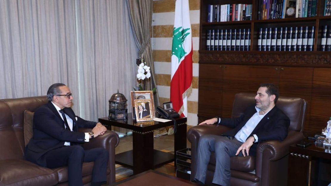 الرئيس سعد الحريري والسفير المصري علاء موسى