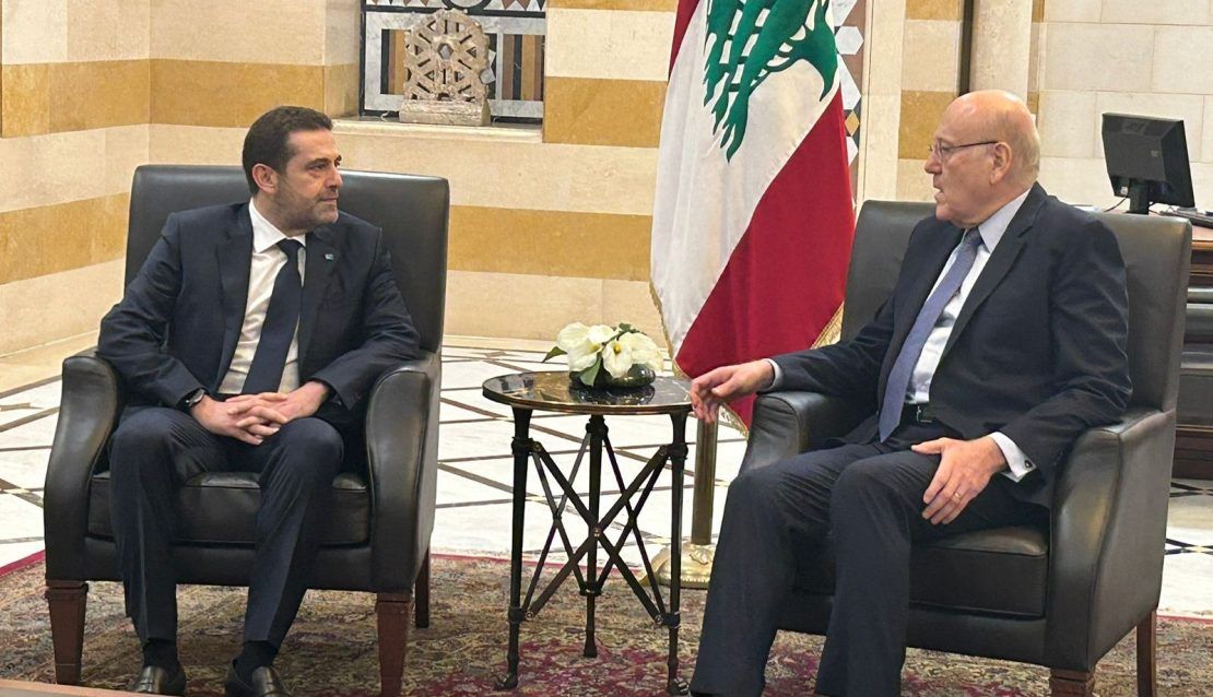 الرئيس نجيب ميقاتي والرئيس سعد الحريري