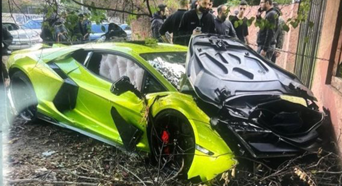 هنا لبنان بيان توضيحي حول حادث الـ "لامبورغيني" في بيروت