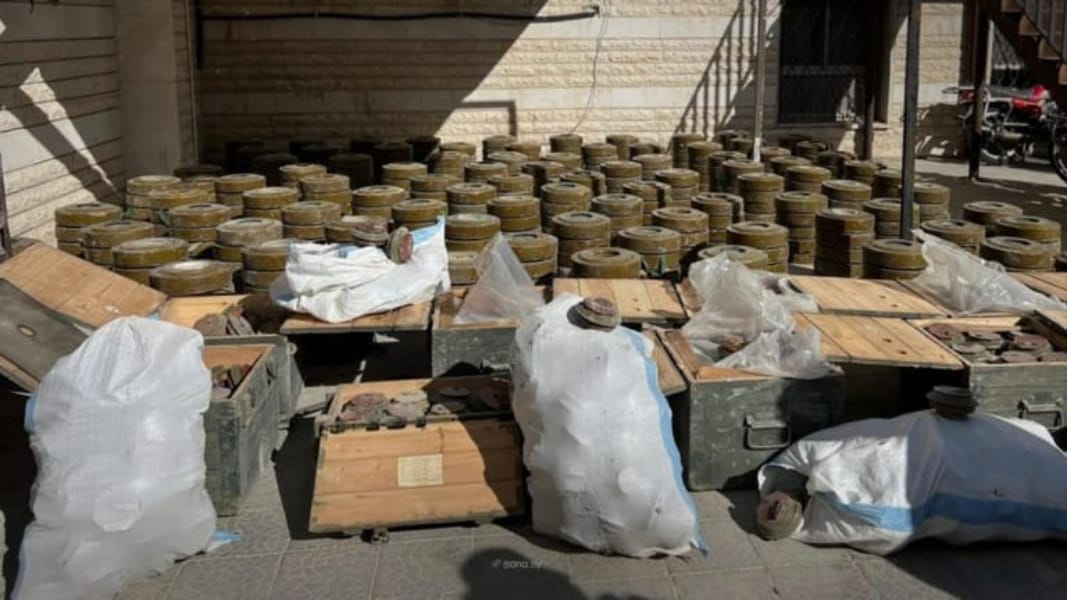 الأمن السوري يُحبط محاولة تهريب ألغام إلى “الحزب” (صور)