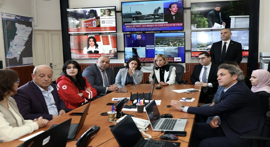 السيدة الأولى زارت مقرّ محافظة جبل لبنان ومركز الصّليب الأحمر اللبناني