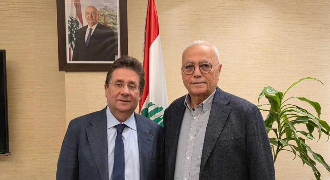 كنعان بحث مع رئيس بلدية برج حمود في أوضاع مراكز الايواء وحاجات النازحين