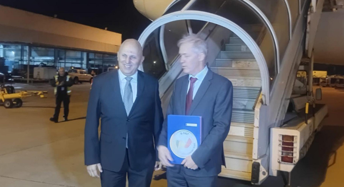 وصول طائرة مساعدات بلجيكية إلى مطار بيروت