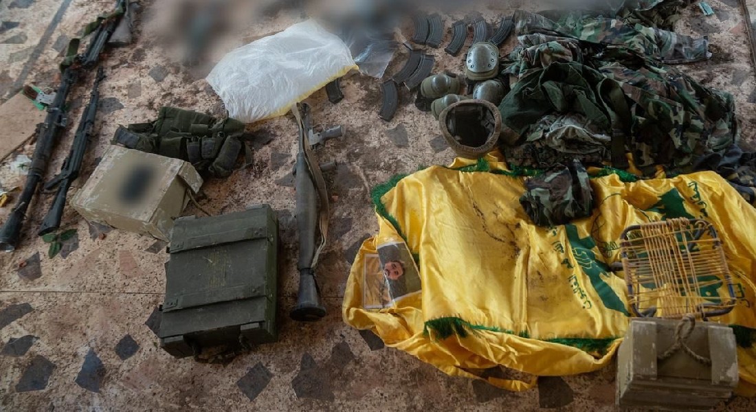 الجيش الاسرائيلي: العثور على وسائل قتالية في عدة مناطق جنوب لبنان