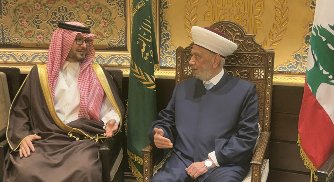 دريان استقبل بخاري: إعادة بناء الدولة هي الطريق الوحيد لإنقاذ لبنان