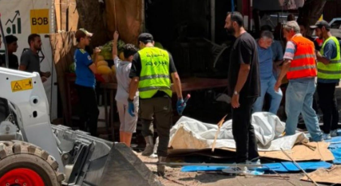 حملة لتنظيم المرافق العامة وإزالة المخالفات في حي اللجا في بيروت